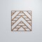Ekena Millwork Large Gilcrest Decorative Fretwork Wood Wall Panels, Walnut, 23 3/8"W x 23 3/8"H x 3/8"T WALW24X24X0375GCTWA - alternate 4